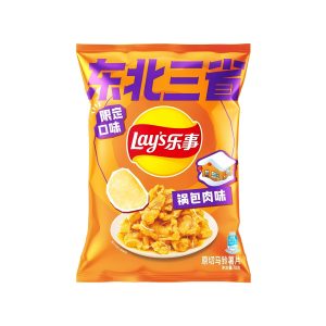 Lay’s Kartoffelchips süß & sauer knusprig Schweinefleisch Geschmack (China)