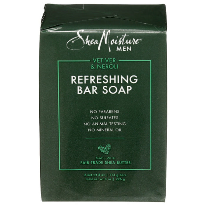 Sheamoisture Soap Bar Herren Erfrischend 8 Oz – Packung mit 3 – Seife