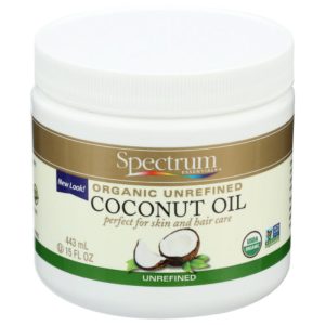 Spectrum Naturals Öl Kokosnuss unraffiniert org, 15 fo – Packung mit 3