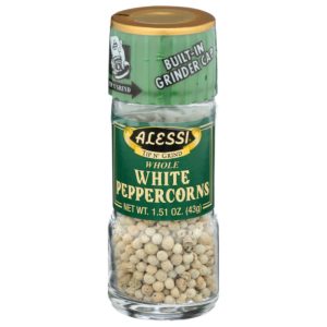 Alessi weißer Pfefferkorn-Vollschleifer, 1,51 Unzen – Packung mit 6 Stück