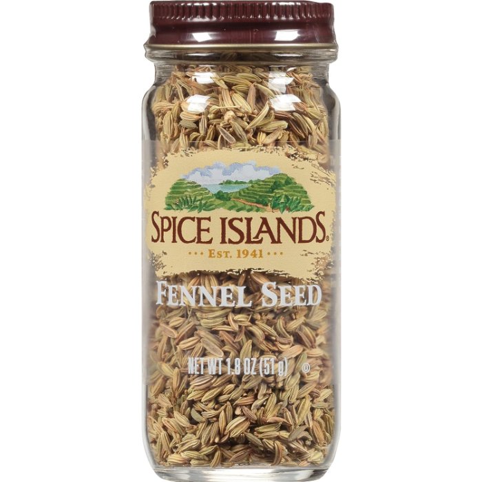 Spice Island Seed Fenchel Ganze 1,8 Oz – Packung mit 3