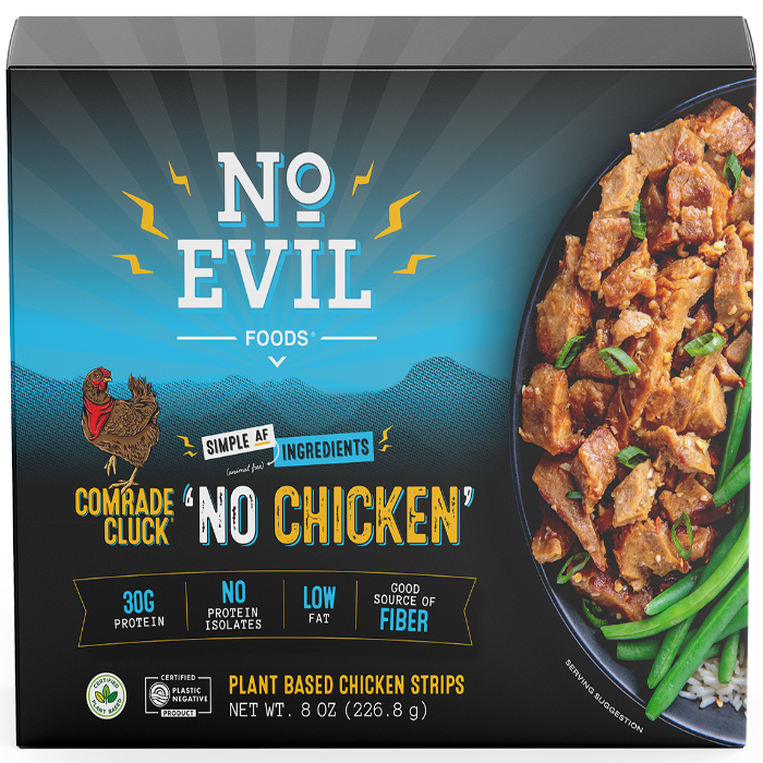 No Evil Foods – klassisch Cluck: Keine Hühnerstreifen, 8 Unzen