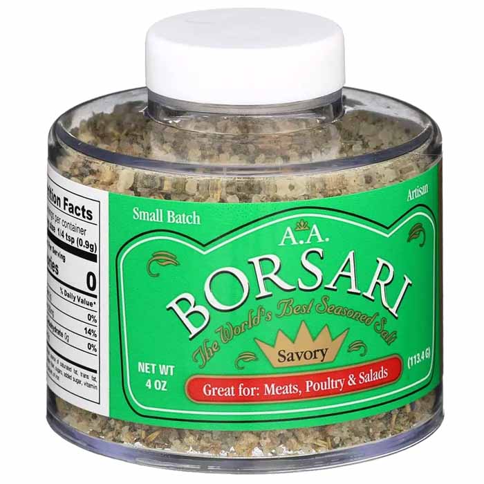 Borsari – Gewürzsalz, 4oz – Multiple Geschmacksrichtungen
