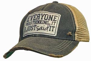 Vintage Life Jeder dachte es Ich sagte es nur Trucker Hut Kappe