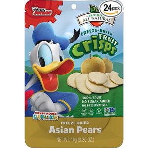 Brothers All Natürliche – Donald Ente Chips, Birne, 0,35 Unzen Packung mit 12