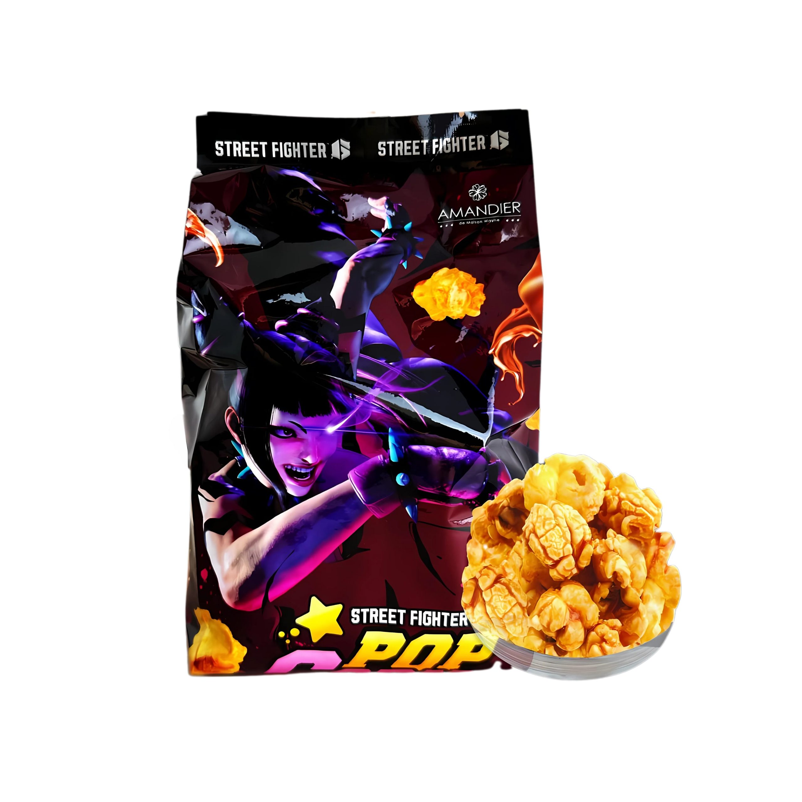 Juri Street Fighter Popcorn Karamell Geschmack (Taiwan)