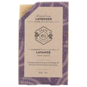 Kiste 61 – Lavandar Seifenriegel, 4 Unzen (Packung mit 8)