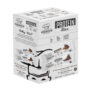 Genius Gourmet Protein Bar Variety ( Glutenfrei Keto)