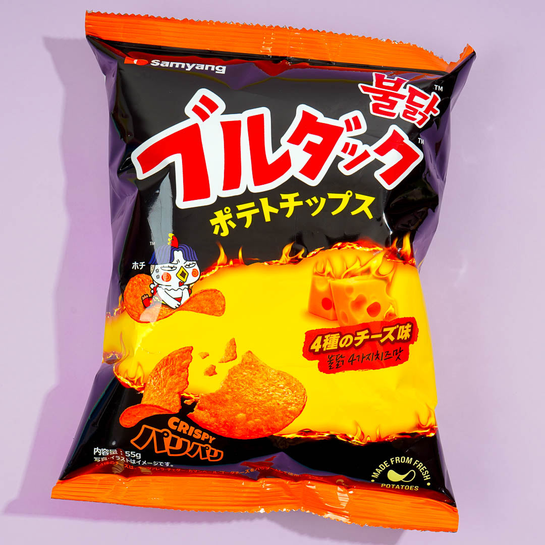 Samyang Buldak Kartoffelchips – 4 Käse