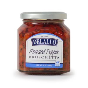 Delallo – Bruschetta gerösteter Pfeffer, 10 Unzen Packung mit 6