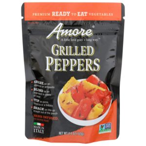 amore – gegrillte Paprika, 4,4 Unzen – Packung mit 10 Stück