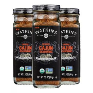 Watkins Gewürzkajun Bio, 2,3 Unzen – Packung mit 3 Stück
