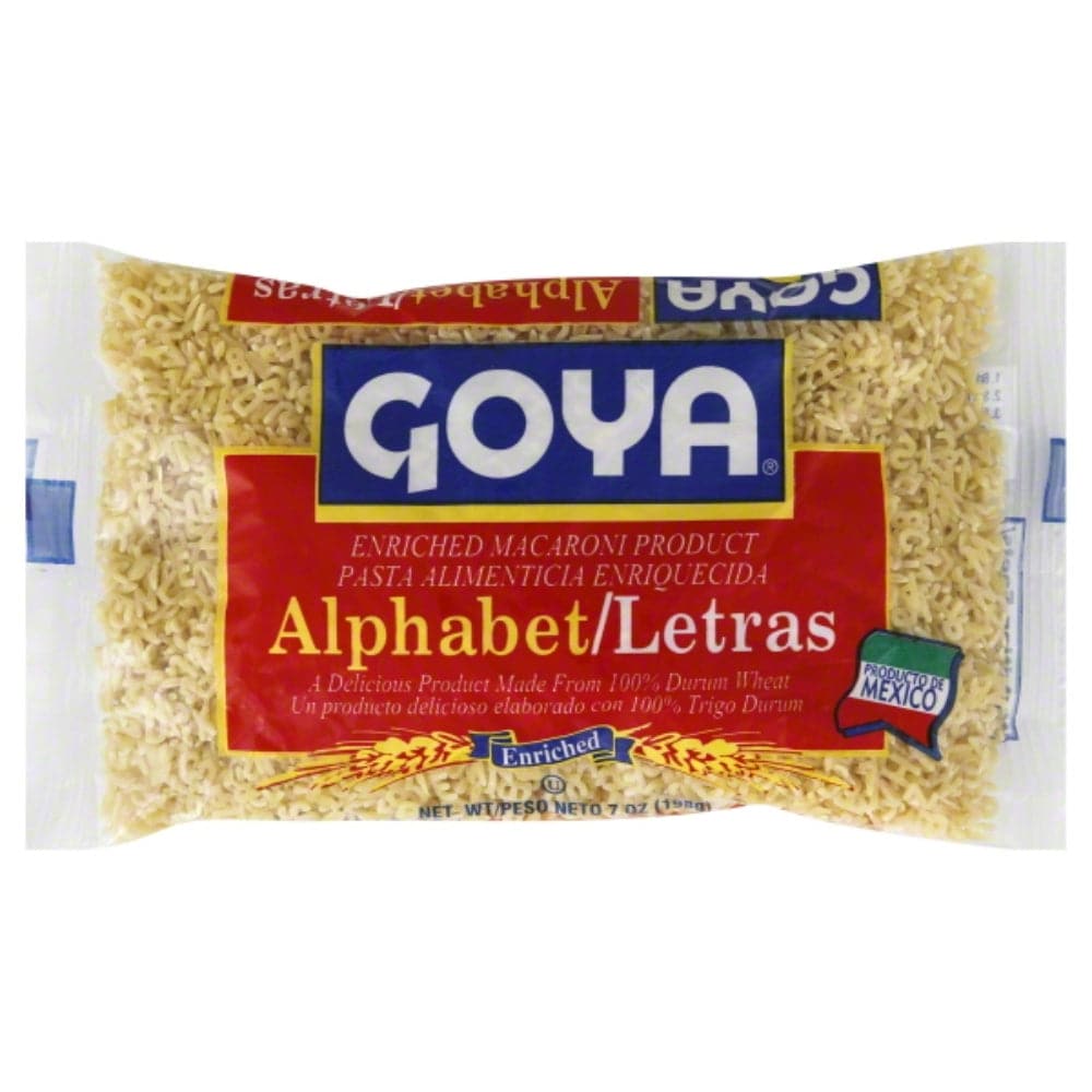 Goya Alphabet Teigwaren, 7 Unzen (Packung mit 20 Stück)