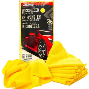 Kirkland Signature Ultra Plush Microfiber Towel, gelb, 16 x 16 in, 36-fach