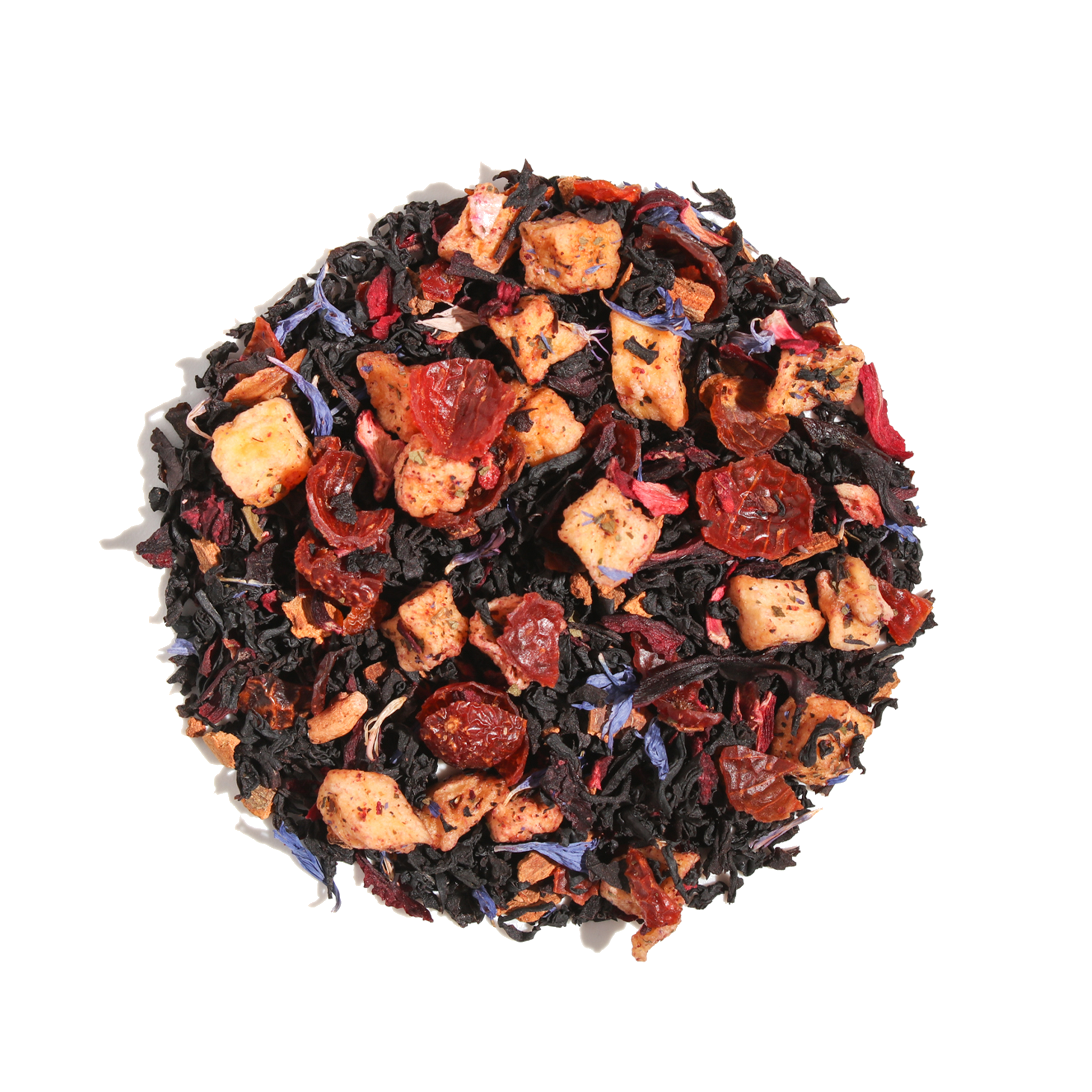 Beeren und Sahne Schwarzer Tee