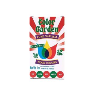 Color Garden reine natürliche Lebensmittel Farben Urlaub Pack, 1 Unze (Packung mit 12