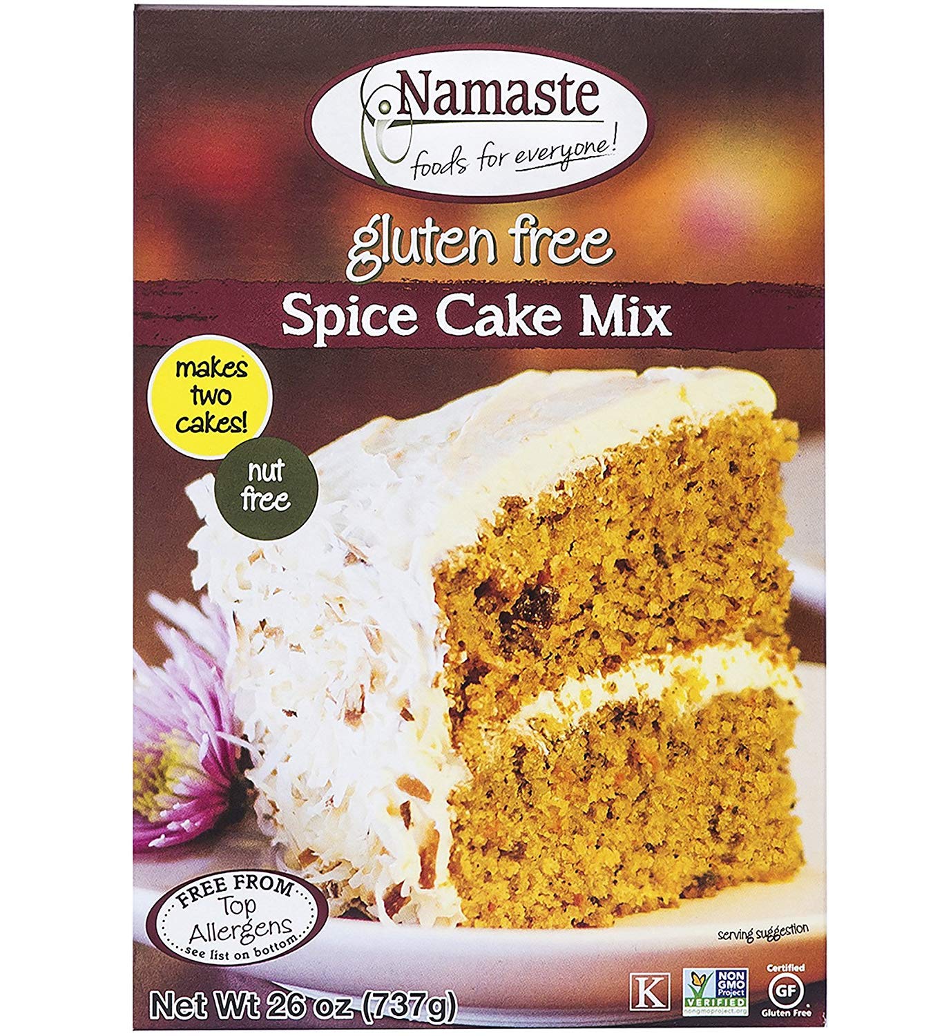 Namaste Foods Glutenfreie Kuchenmischung Gewürz — 26 oz