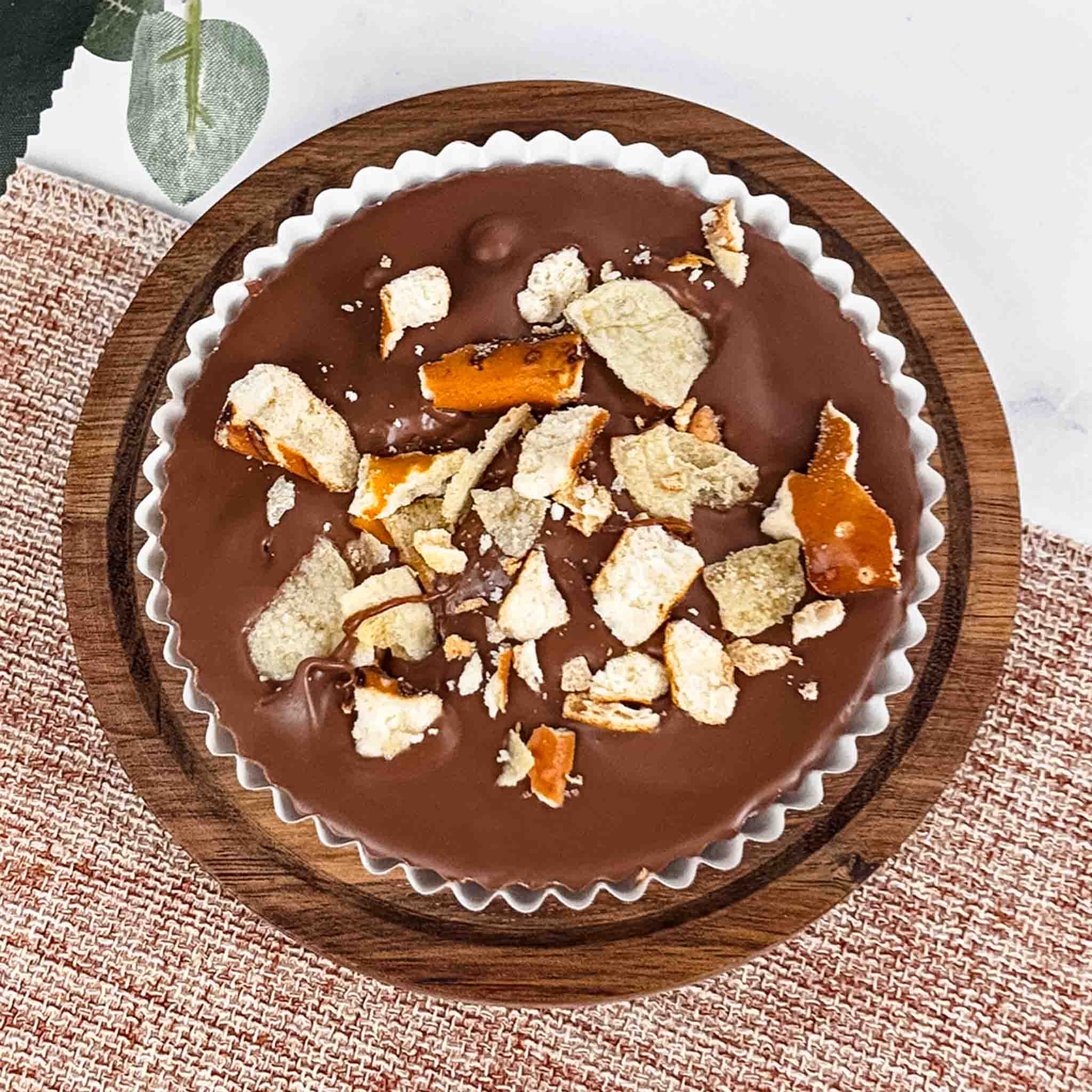 Groß Erdnussbutter Cup – Kartoffelchip und Brezel