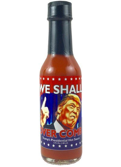 Wir werden über Comb Trumps Präsidenten Chilisauce, 5oz