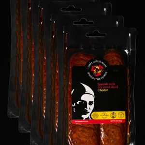 drei Schwestern in Scheiben geschnitten trocken geheilt Chorizo-Packungen – 15 Packungen x 3 Unzen