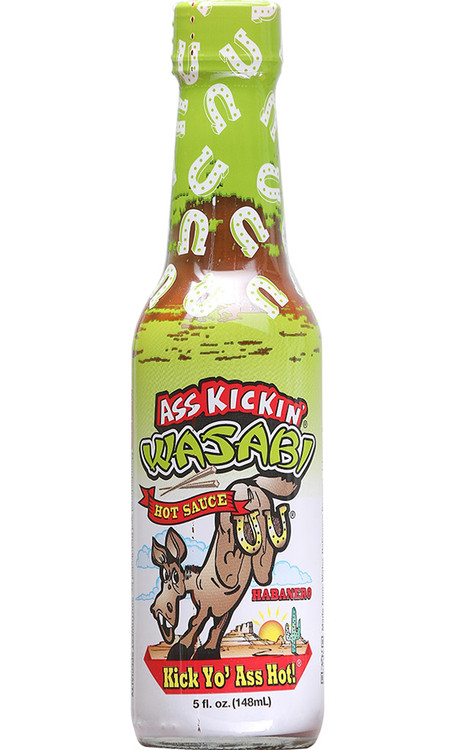 Ass Kickin Wasabi Meerrettich Chilisauce, 5oz