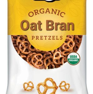 Landau Bio Haferkleie Brezeln gesalzen, 8 Unzen.