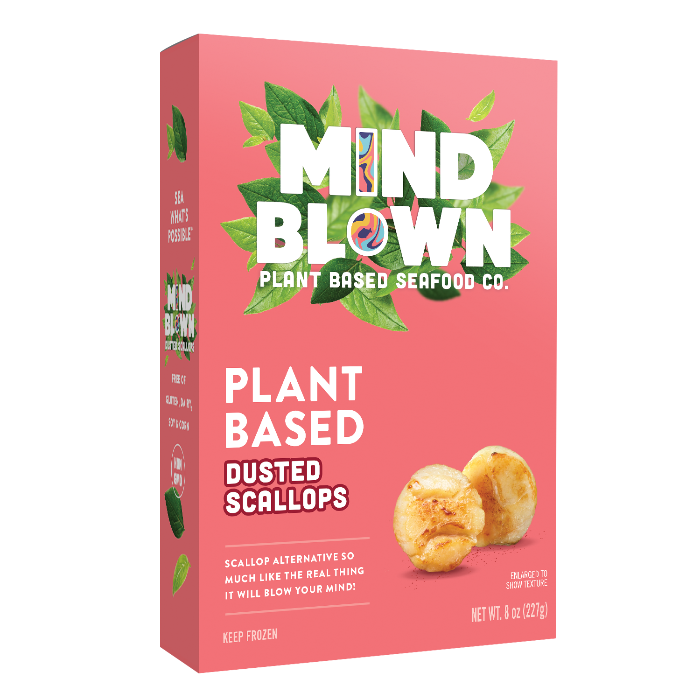 Die pflanzliche Seafood Co. – Mind Blown Dusted Jakobsmuscheln, 8oz