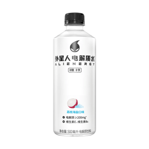 Alienenergy Lychee Meersalz Elektrolyt Wasser