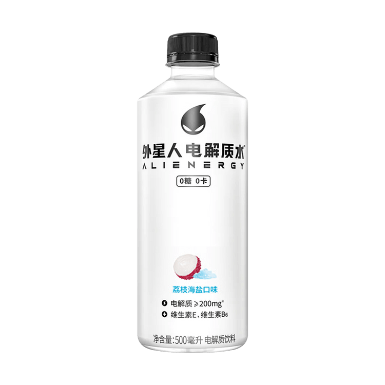 Alienenergy Lychee Meersalz Elektrolyt Wasser