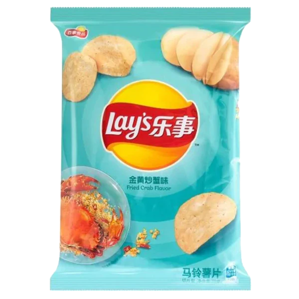 Lays Gebratene Krabbe 70g – CHINA (Fall von 12)
