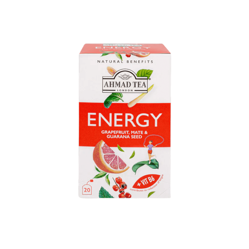 AHMAD TEA Energy Grapefruit, Mate & Guarana Tee
