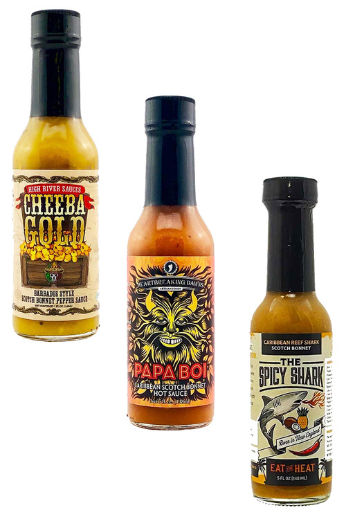 Best Of Scotch Bonnet Heiße Saucen Set, 3/5oz