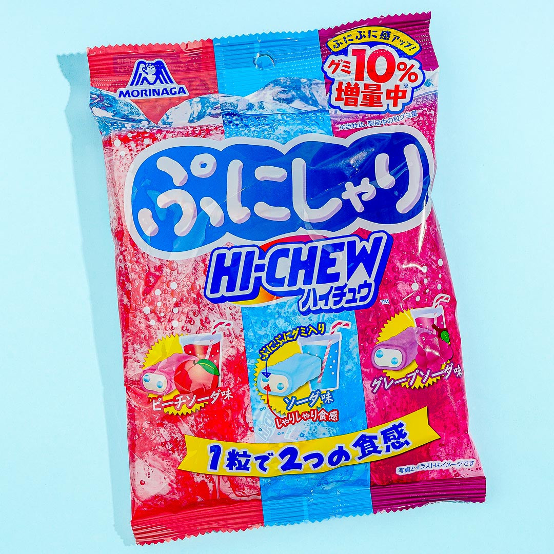Hi-Chew Punishari weich zum Kauen Süßigkeiten Packung – sortiert Soda