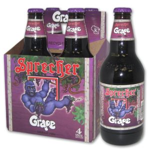 Sprecher Soda Traube 4pk 64 Fo – Packung mit 6 Stück