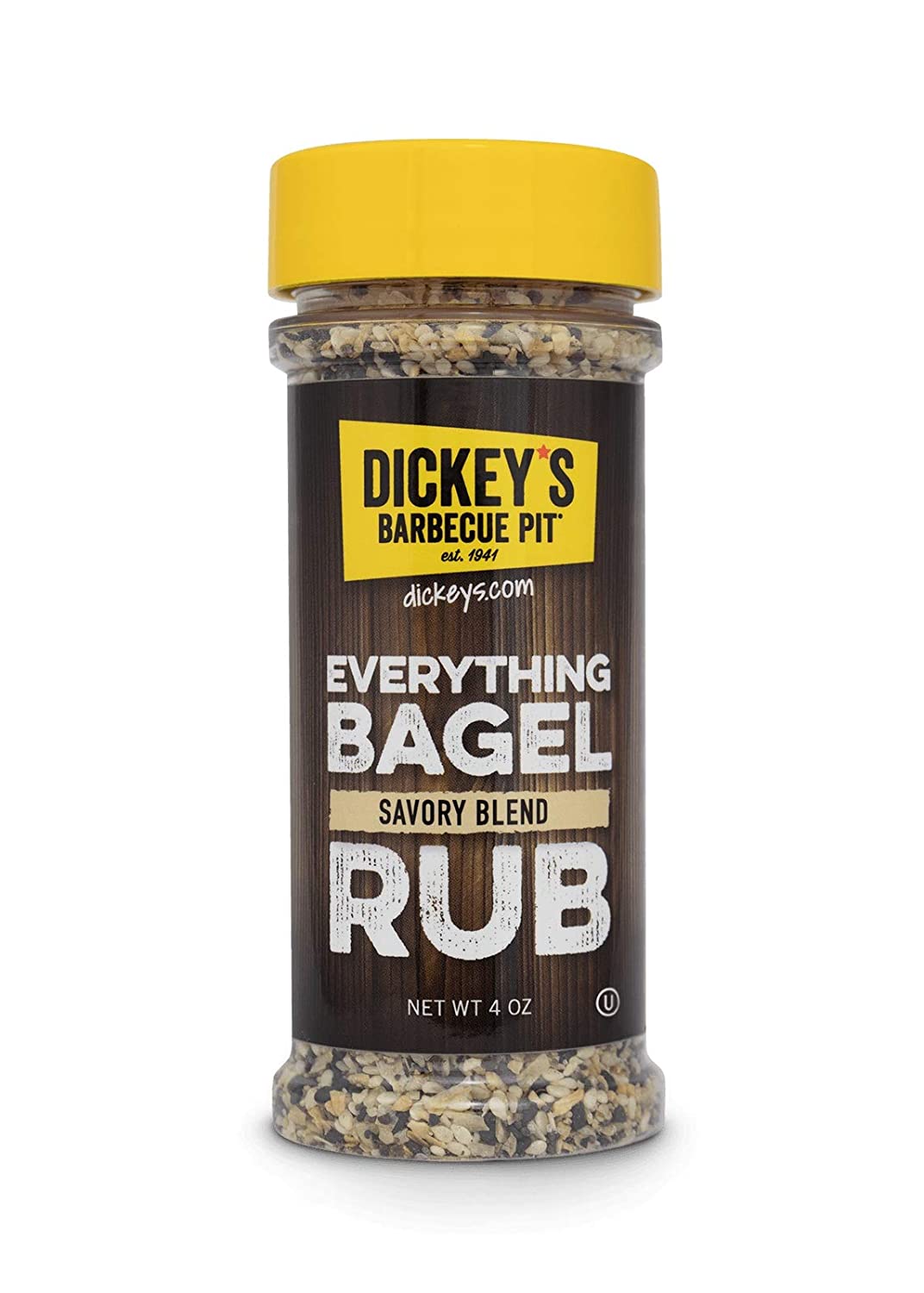 Dickeys – Rub Everything Bagel, 4 Oz (Packung mit 6 Stück)