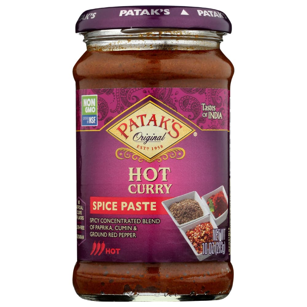 Patak's – Hot Curry Gewürzpaste – 10oz
