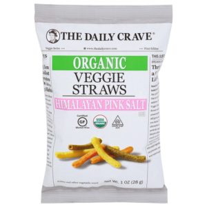 THE DAILY CRAVE Bio Gemüse Strohhalme Himalaya rosa Salz