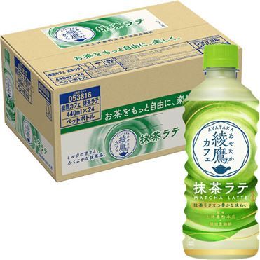 Coca-Cola Japan, Ayataka Cafe, Matcha Grüner Tee Latte, 440ml x 24 Flaschen