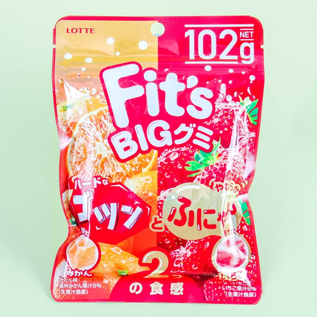 Lotte Fit's groß Gummy – Mikan & Erdbeere
