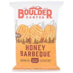 Boulder Canyon – Canyon Cut Chips Honig bbq, 6.5 Unzen Packung mit 12