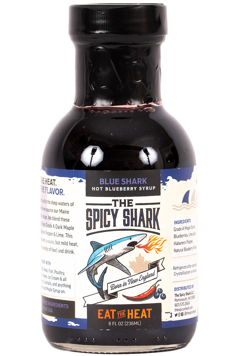 Spicy Shark Hot Heidelbeere Ahornsirup