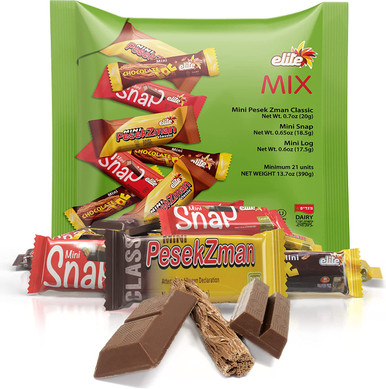 Elite Mini Milchschokolade Bar Sortiment Packung, 13,7 oz