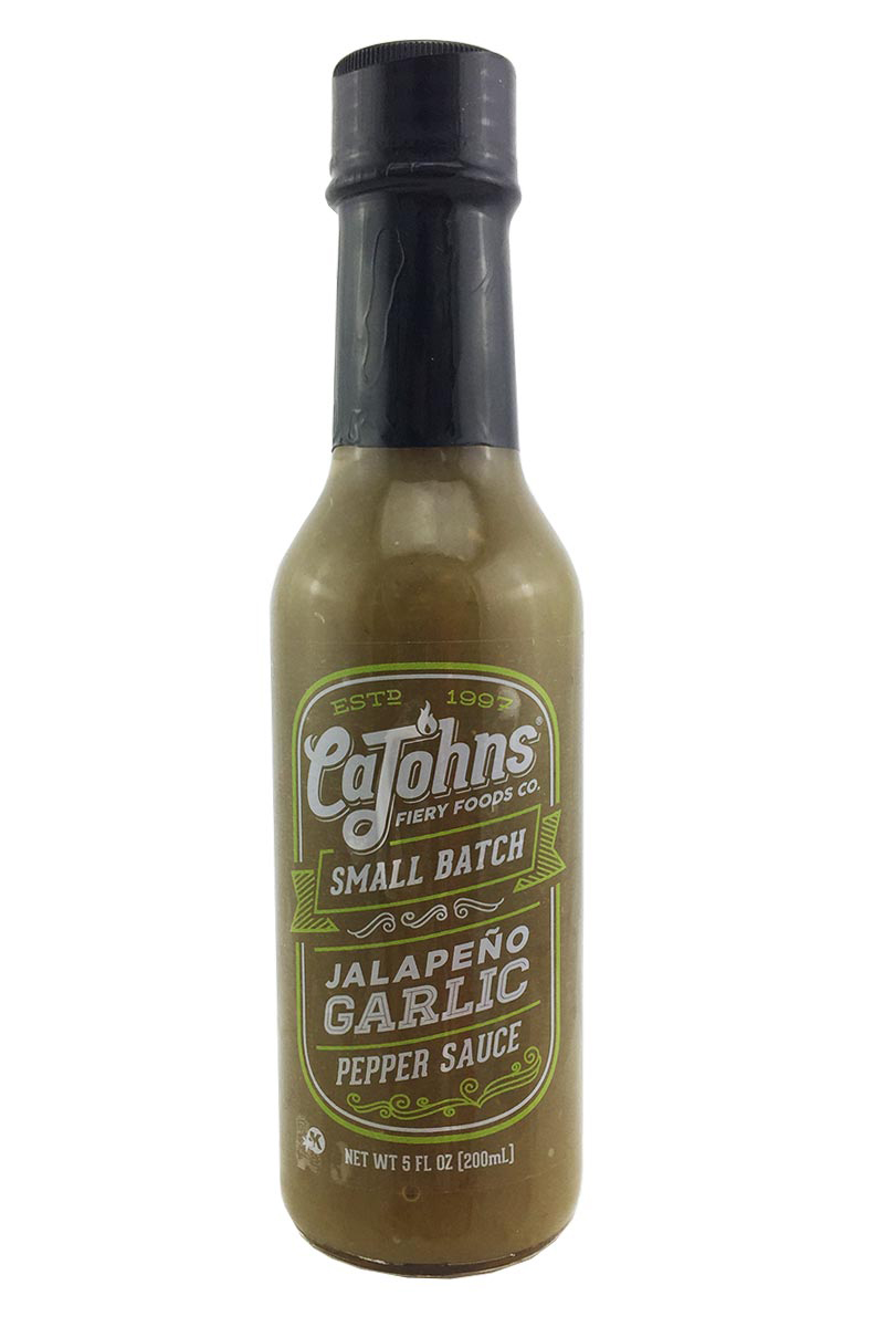 Cajohns kleine Charge Jalapeno Knoblauch Pfeffersauce