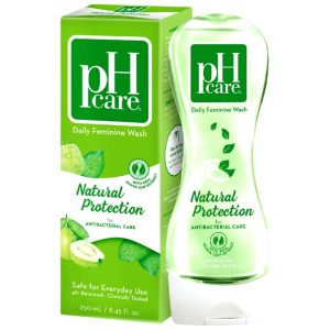 pH Care – Daily Feminine Wash – with Real Guava Leaf Extrakt – natürlicher Schutz – für die antibakterielle Versorgung – 250 ml