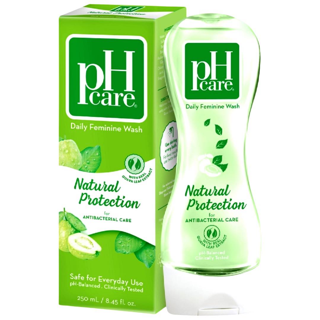 PH Pflege – Tägliche Feminine Waschung – mit echtem Guave Blattextrakt – Natürlicher Schutz – Für Antibakterielle Pflege – 250 ML