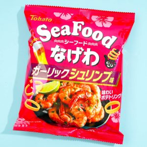 Tohato Seafood Nagewa Kartoffelring Snacks – Knoblauch Garnelen