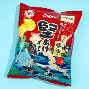 Calbee Kata-age Kartoffelchips – traditionelle Sojasauce