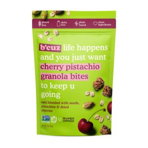 bcuz Snacks – Knuspermüsli beißt fröhlich Pistazien, 5 Unzen – Packung mit 6