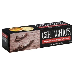 CaPeachio’s – Peppercorn and Poppy Wasserknacker, 4,4 Unzen