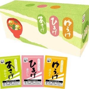 Nagatanien Miso Suppe asage hiruge yuge assort box (gepulvert) in japan 30 Portionen – tokyo sakura Mall gemacht